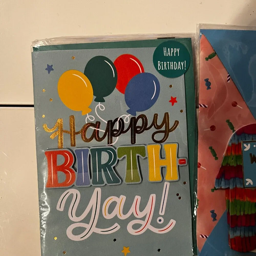 Kids Birthday‎ Cards (Lot of 5) (new)
